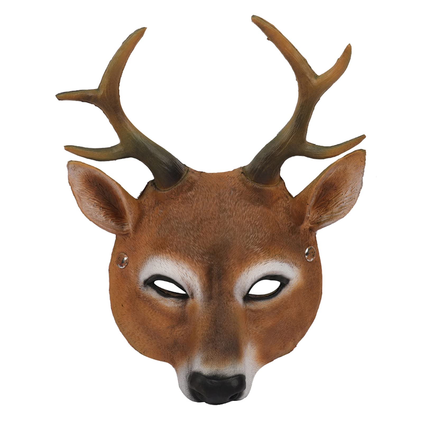 Alodidae Deer Mask Halloween Animal Skull Masks Reindeer Head Mask Christmas Party Elk Costume Props for Adults