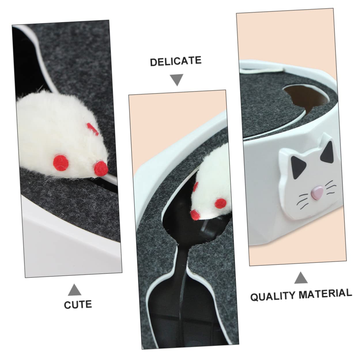 BESPORTBLE Juguetes para Gatos Que Funcionan con Ratones Eléctricos Que Corren Juguete para Mascotas Juguete para Burlarse de