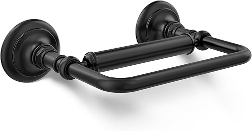 Kohler K-72573 Artifacts - Soporte horizontal para pañuelos de barra única, color negro mate