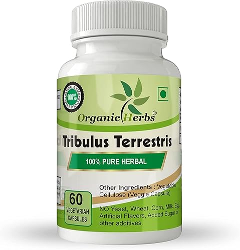 Organic Herbs Tribulus Terrestris Cápsulas - Cápsulas vegetales - 120 Cápsulas
