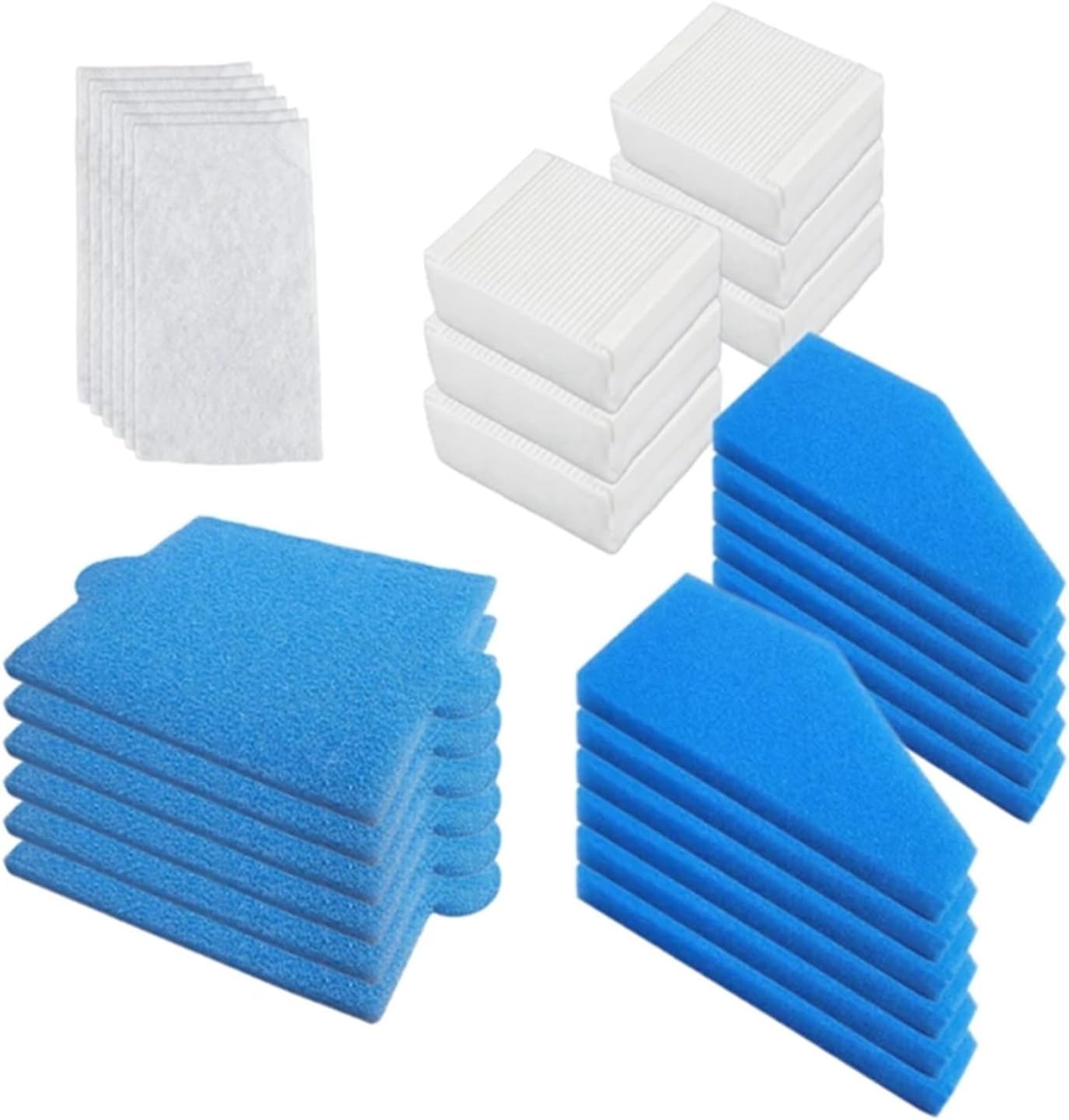 6 Set 787241 Cleaning Filter,Compatible with Thomas Aqua + Multi Clean X8 Parquet,Compatible with Aqua + Pet & Family Vacuum Cleaners