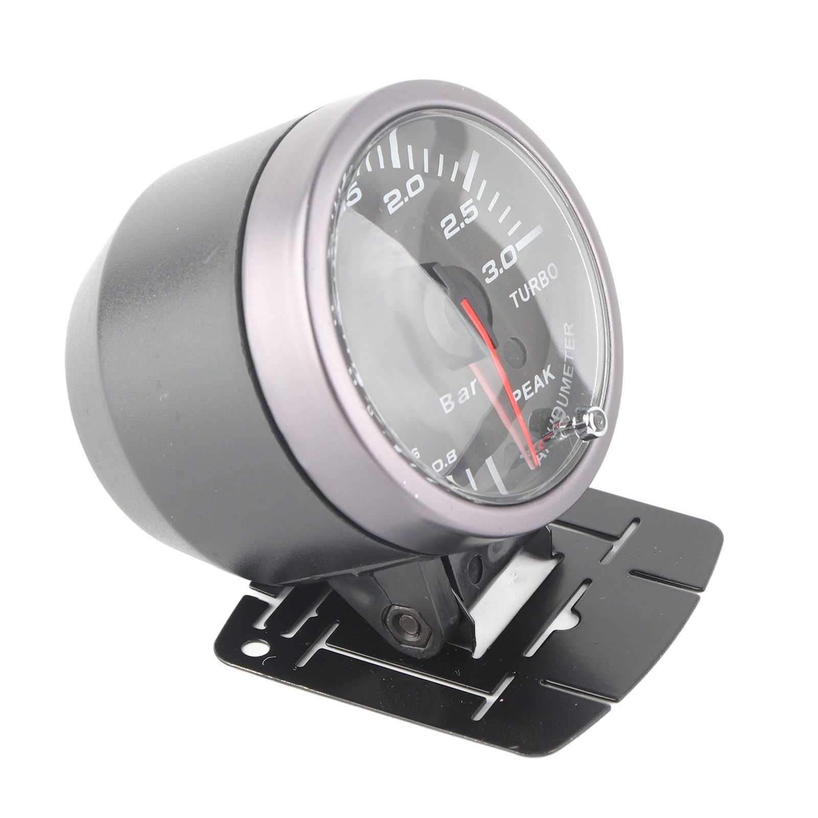 Fydun Turbo Boost Gauge, 2.5 pulgadas 60 mm 3.0 Bar LED Modificación de automóvil Turbo Boost Gauge Meter Pointer DC12V para todo tipo de vehículos modificados