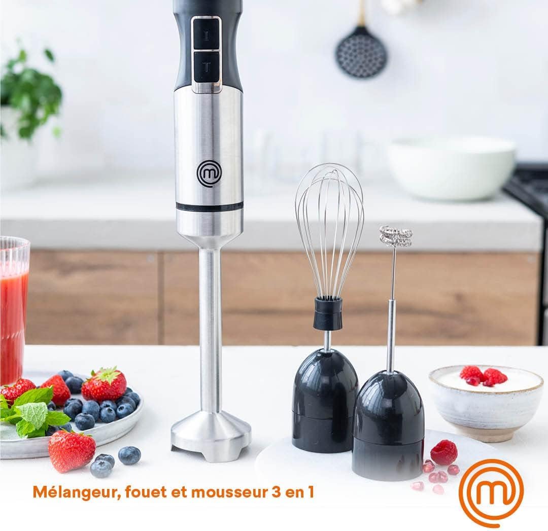 Image secondaire de MasterChef Mixeur Plongeant 3 en 1 avec Fouet et Emulsionneur - 400W