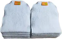 Kit 10 Absorventes para fralda ecológica - Duas camadas em Melton