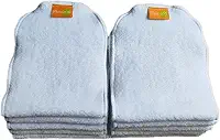 Kit 10 Absorventes para fralda ecológica - Duas camadas em Melton