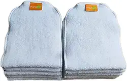 Kit 10 Absorventes para fralda ecológica - Duas camadas em Melton