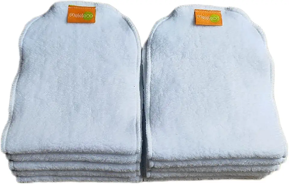 Kit 10 Absorventes para fralda ecológica - Duas camadas em Melton