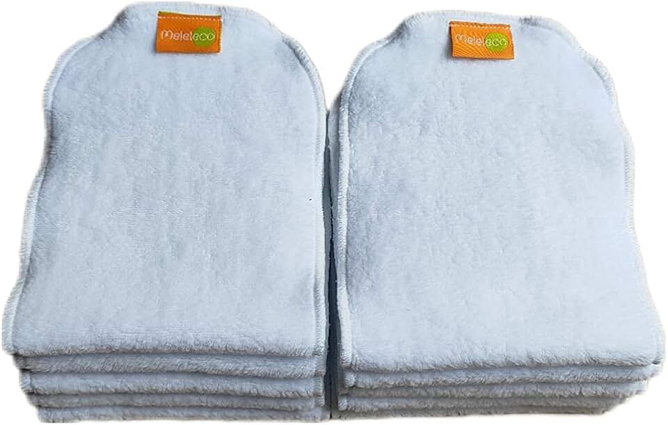 Kit 10 Absorventes para fralda ecológica - Duas camadas em Melton