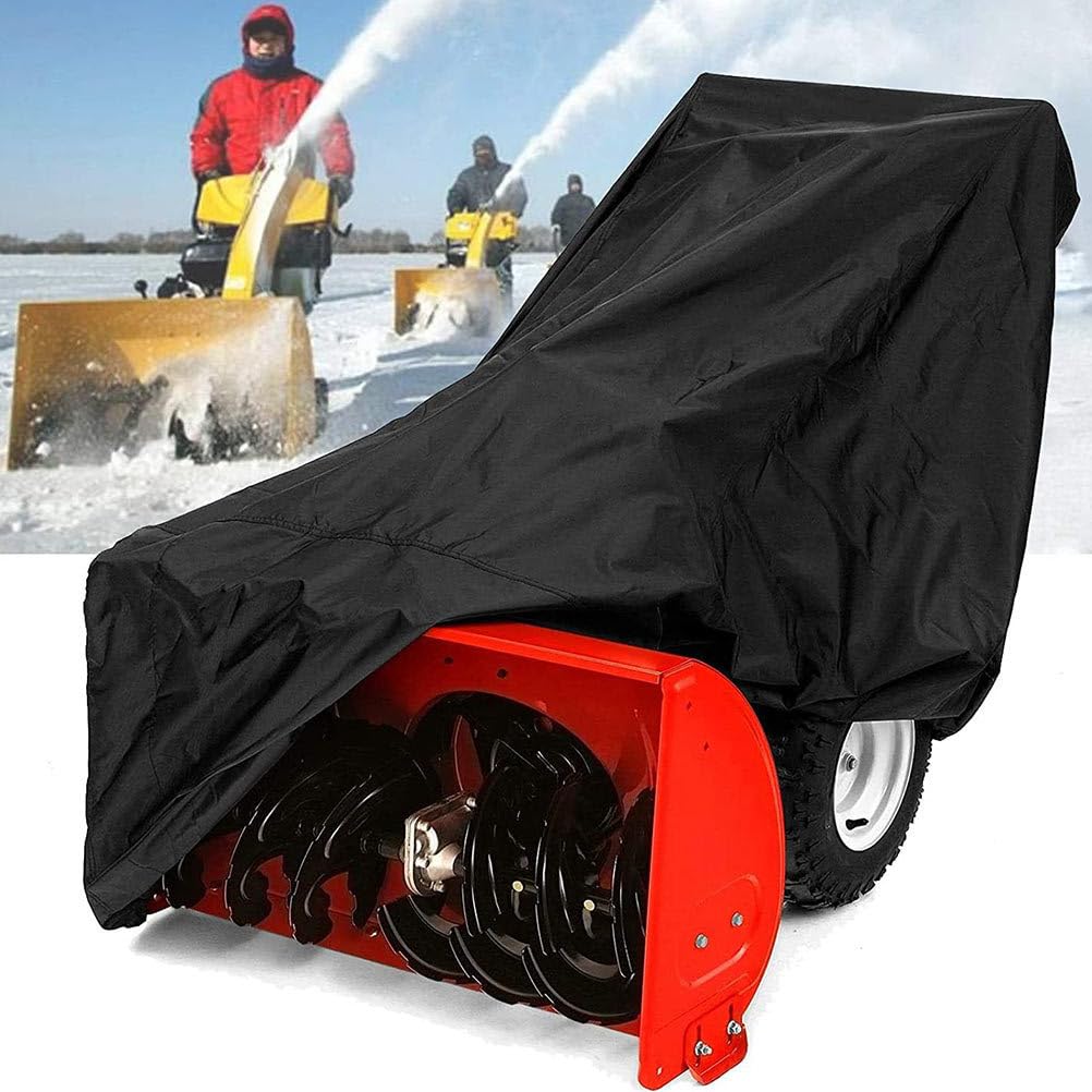 Yardwe Schneefräse Abdeckung Zubehör für Auto Traktor Schneepflug Schneeschleuder, Schwarz, 12 inches, 6 Geschwindigkeiten, Snow_Blower