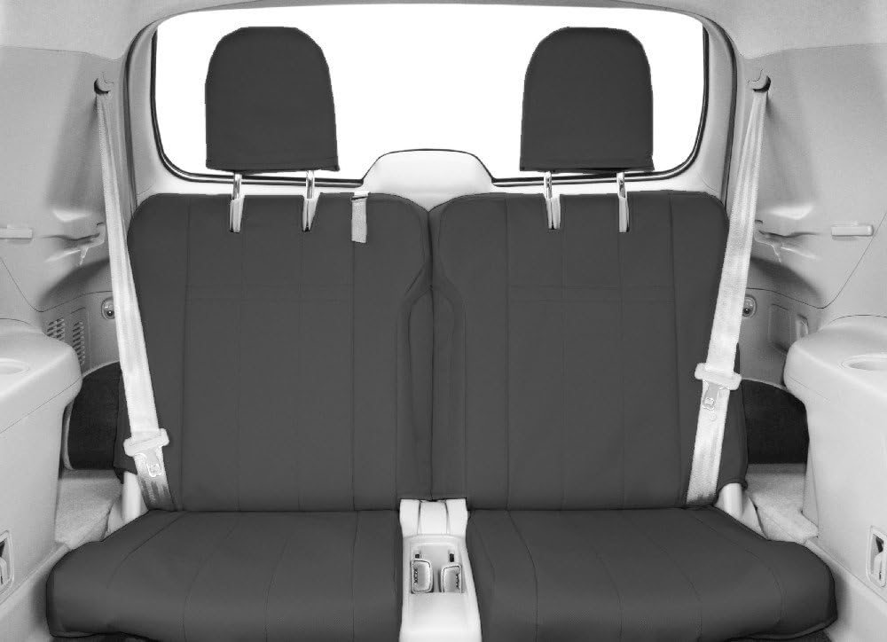 CalTrend Front Buckets Seats, DuraPlus Seat Covers for 2000-2004 Nissan Xterra Charcoal Charcoal Insert and Trim