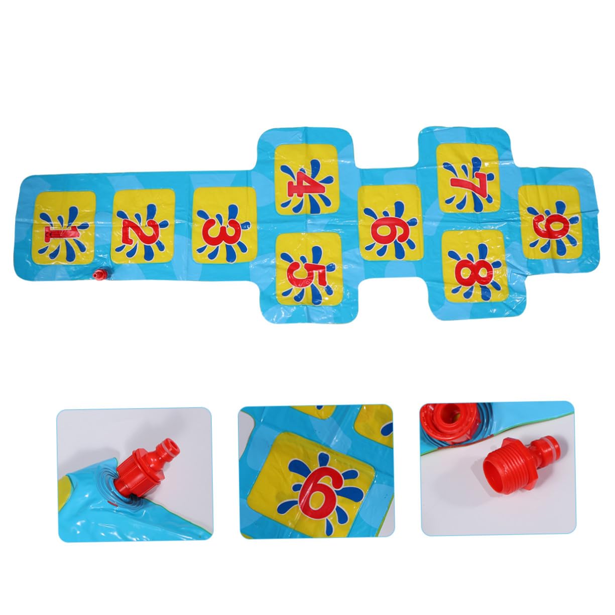 Colchoneta Inflable de Agua Azul de Plástico para Niños