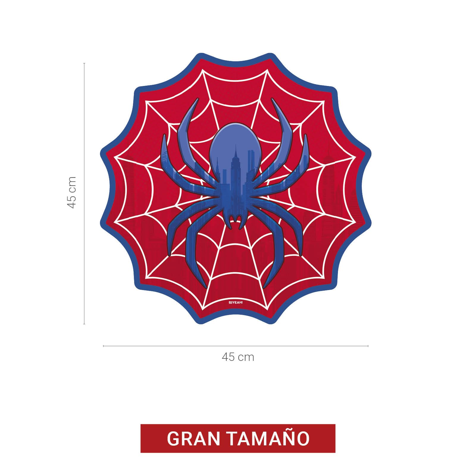 OH YEAH - Piñata de Cumpleaños Grande Spider 45 x 45 cm - Decoración Fiestas Infantiles Niño y Niña - Piñatas Grandes para Rellenar con Juguetes y chuches - FÁCIL DE RELLENAR — view 2