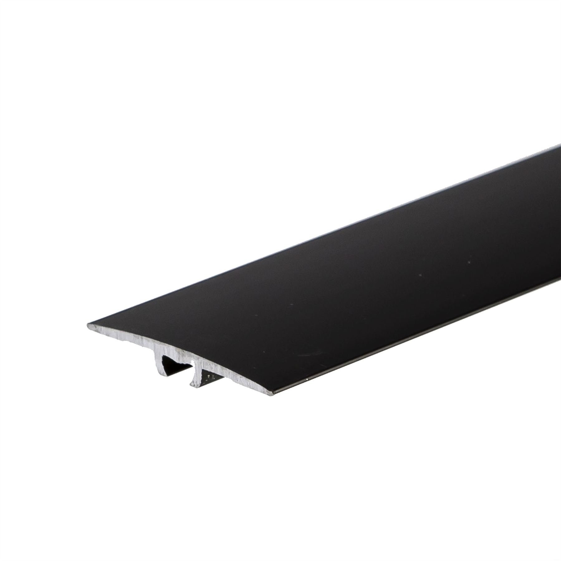 Screw Fix ANODISED Aluminium Door Floor Bar Edge Trim Threshold 900mm x 36mm A68, Black