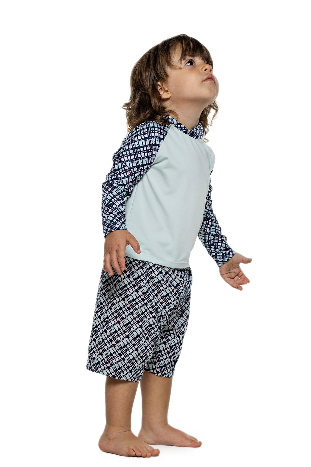 Mickey Mouse Long Sleeve Rash Guard - 12 Months White