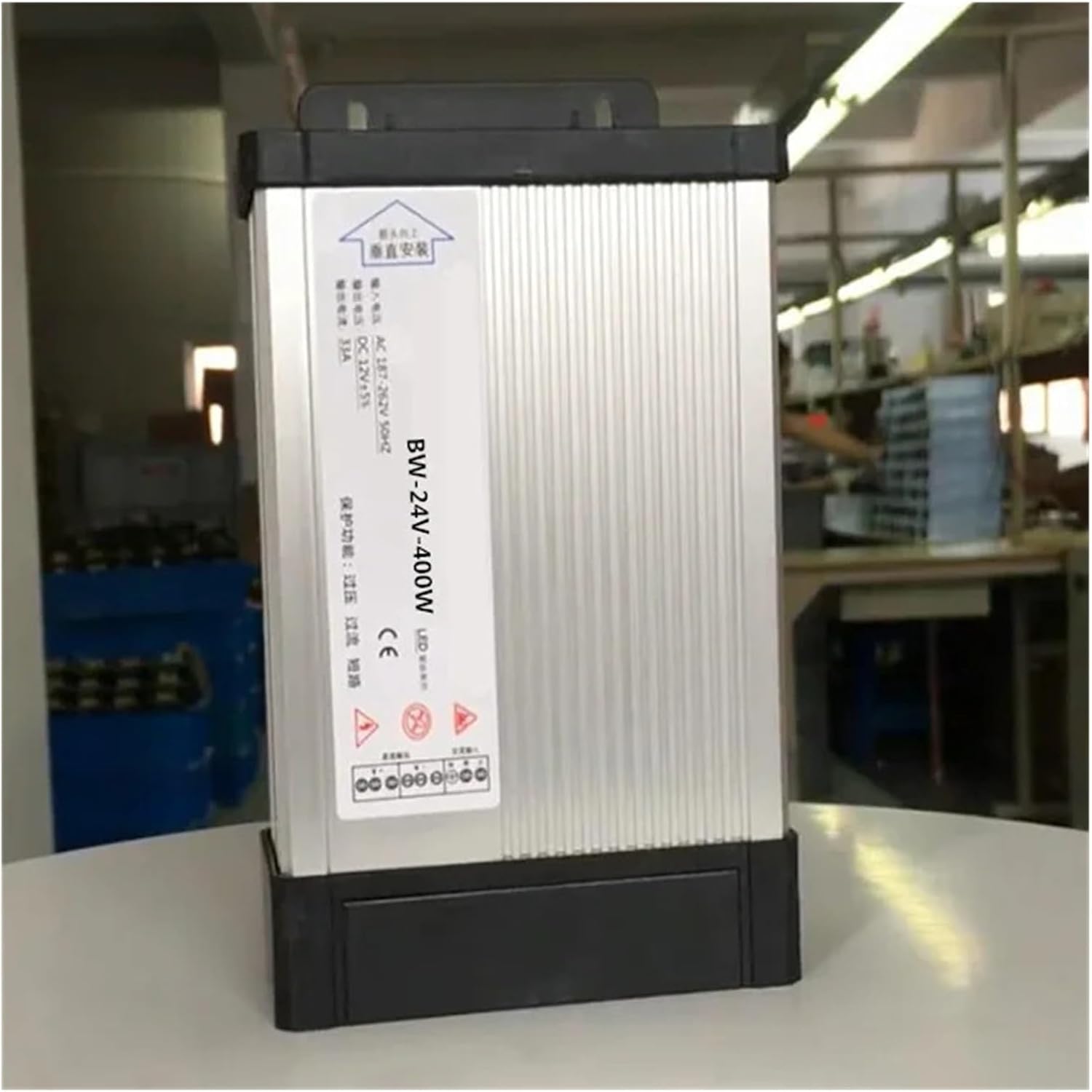 1PCS LED Outdoor Rainproof Power Supply 400W DC24V LED Drive Lighting Transformer IP33 Protection Grade AC 220V Aluminum Body
