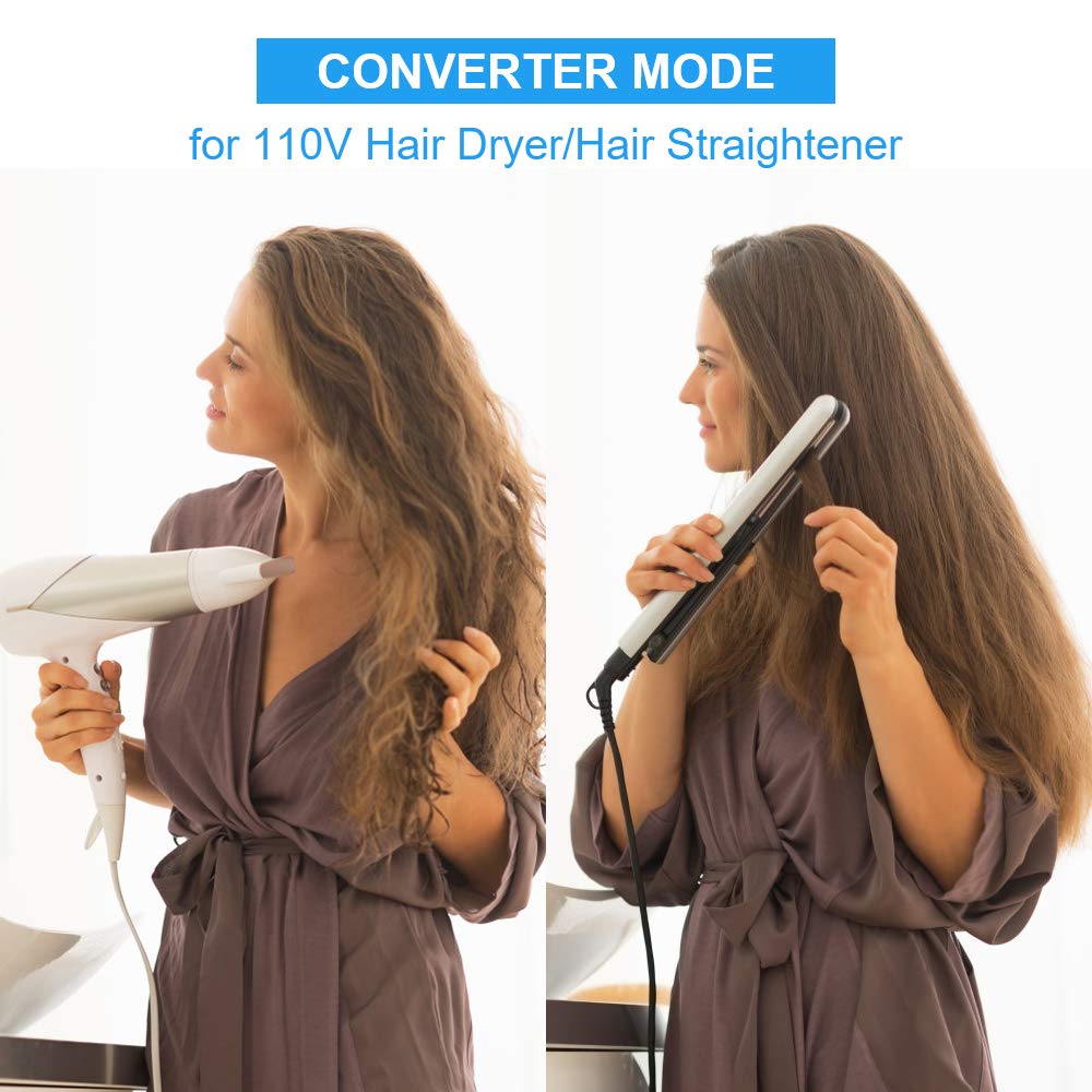 2000W Voltage Converter (220V to 110V) Step Down Universal Travel Plug