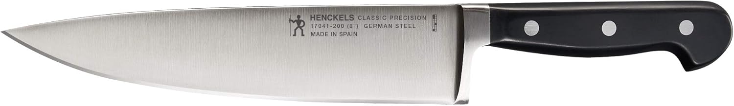HENCKELS Classic Precision Razor-Sharp 8-inch Chef Knife, German Engineered Informed by 100+ Years of Mastery