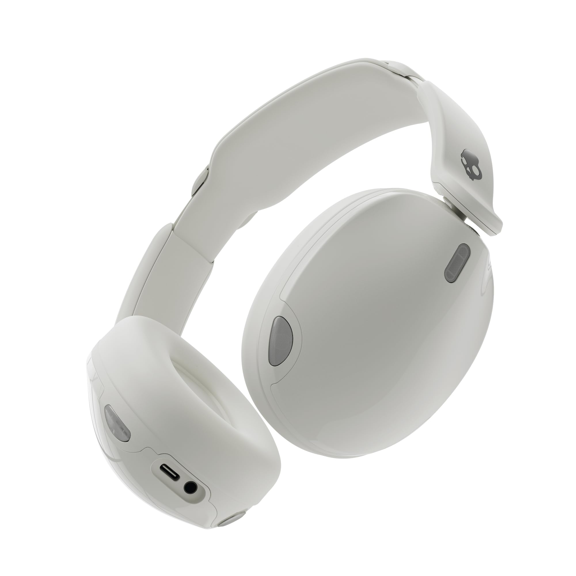 Skullcandy Hesh 540 ANC kabelloser Over-Ear-Bluetooth-Kopfhörer, mit THX Spatial Audio, Adaptive Noise Cancelling, Personal Sound, bis zu 65 Stunden Akkulaufzeit, Mikrofon für iPhone Android – Bone