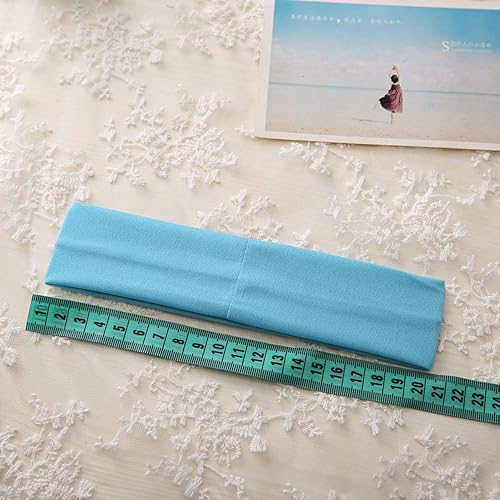 Miniatura 6 de Diademas deportivas de yoga, paquete de 24, bandas elásticas suaves y elásticas atléticas para entrenamiento, gimnasio, deportes, fitness, bandas