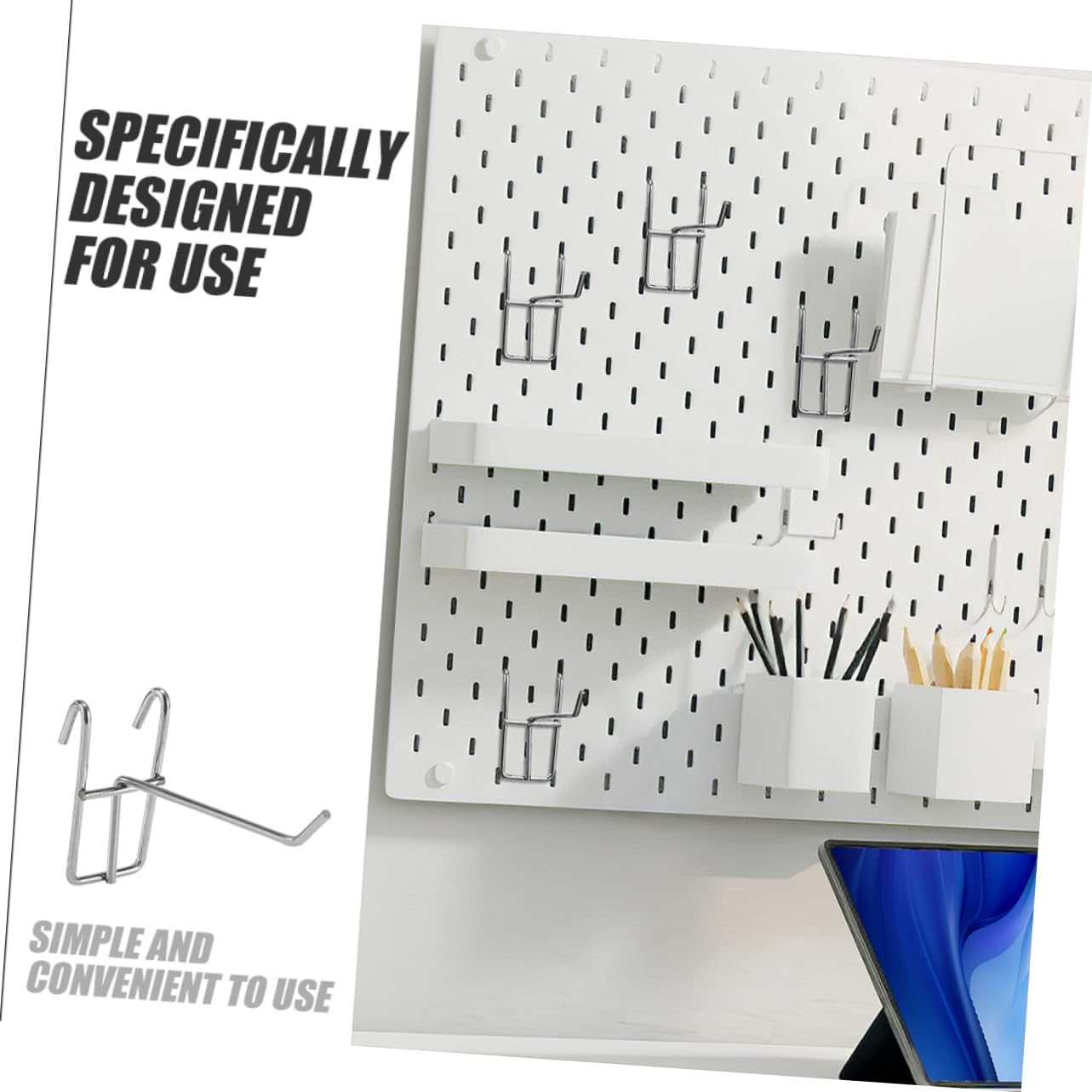 40pcs Wall Hooks for Display Hangers for and Garage Organization Versatile Hooks for Snacks and Merchandise