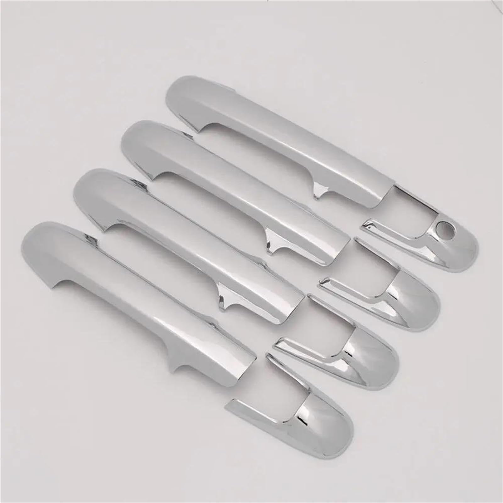 SLIMES Chrome Door Handle Cover Trim Molding Catch Overlay Garnish Cap Cup Protector for Accord for Sedan 2003 2004-2007 Protection(OneColor)