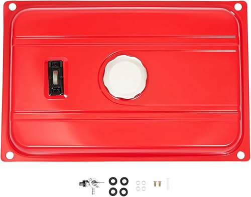 DNYSYSJ Generador de 5 galones, tanque de combustible de gas, generador universal, tanque de combustible, tapón de filtro de combustible, válvula de