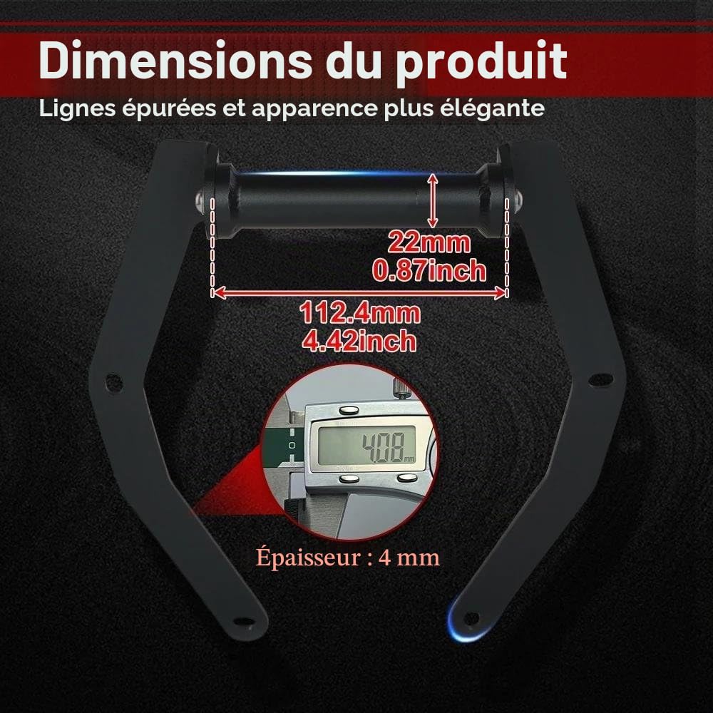 pour Triumph pour Tiger 1200 XC/XR XCX/XCA/XRX/XRT/XRX Low 2017-2021 Support GPS Moto Support Plaque Navigation Support Téléphone Accessoires