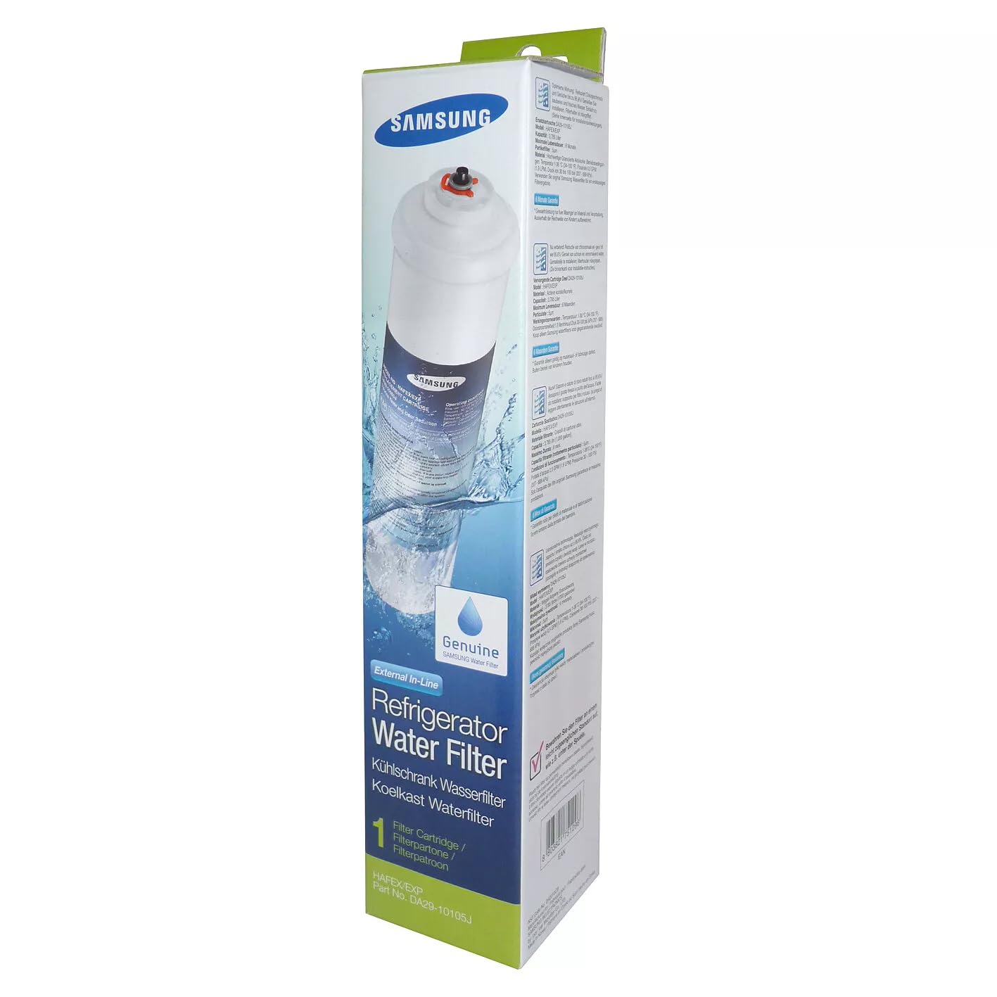 Samsung DA29-10105J HAFEX / EXP Filtro Acqua per Refrigerator, Confezioni da 3