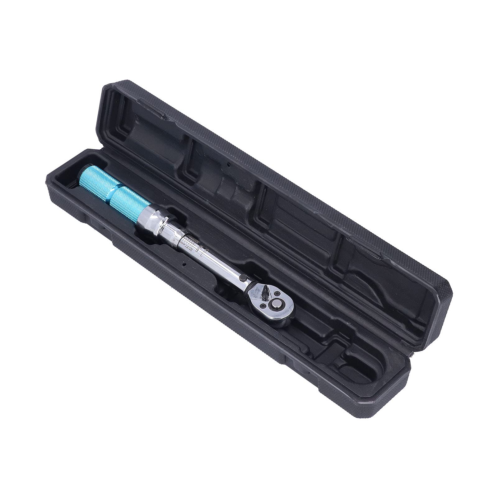 Fyearfly Juego de llaves de torsión, ajustable en 2 direcciones de 1/4 pulgadas, kit de mantenimiento de bicicleta, 2-20 N.m, herramienta de precisión para un ajuste preciso de pernos, construcción de