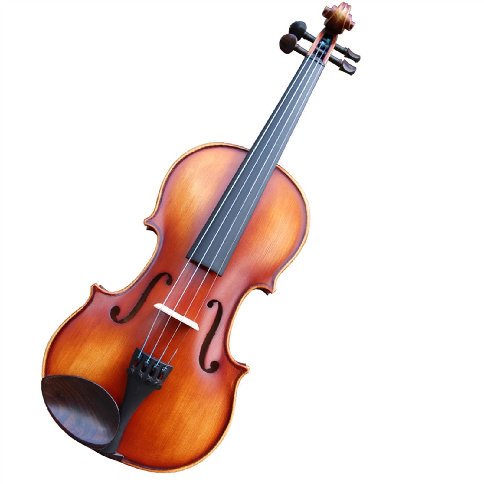 Violine Violine Massivholz Ebenholzteile Legierungssaiten Französischer Kinnhalter Vintage-Halbmatter Lack(1/8)