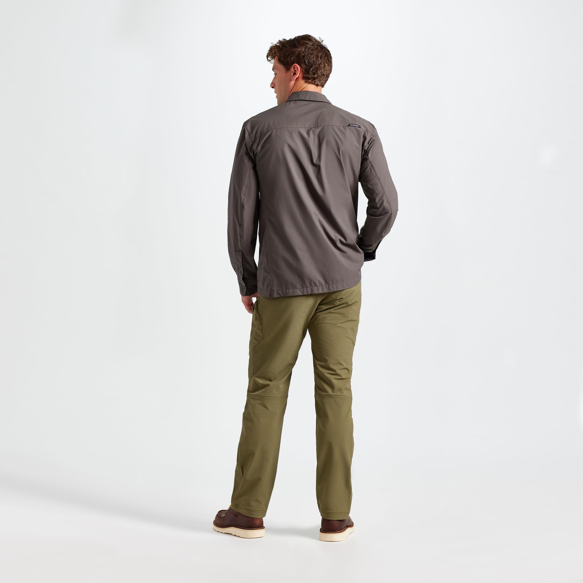 TRUEWERK Men's Work Pants - T2 WerkPant Technical Workwear, 44W x 34L, Olive