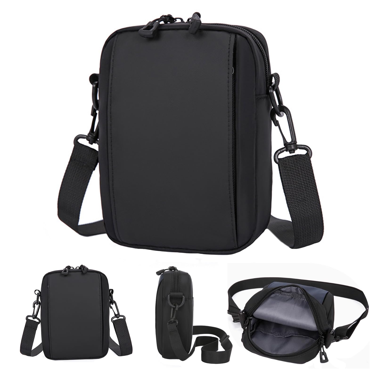 Bolsa cruzada impermeable Risipu con correa ajustable para el pecho 8