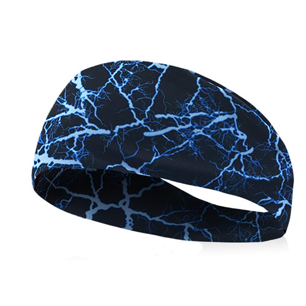 Stretchy Headband, Unisex Soft Sweat Band Hair Band Head Strap Scarf Wrap Bandana for Running Fitness Yoga Cycling GYM Basketball Under Helmet Liner Sports Headwear, Quickly Dry, Ultra Slim