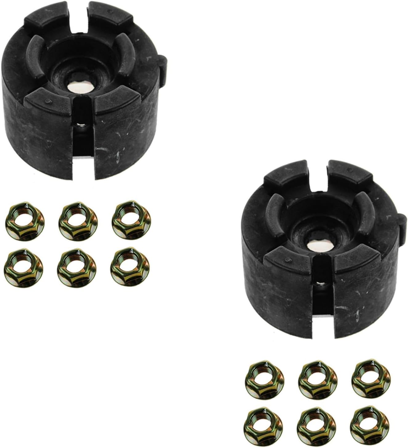 TRQ Front Upper Strut Mount Set Compatible with 1990-1996 Buick Regal 1990-1999 Chevrolet Lumina 1995-1999 Monte Carlo 1990-1997 Oldsmobile Cutlass Supreme Pontiac Grand Prix