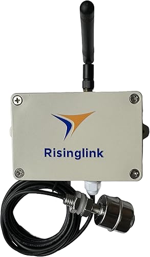 Monitor inteligente de nivel de agua, habilitado para WiFi, alertas de texto/correo electrónico, detector interior/exterior, alimentado por batería,