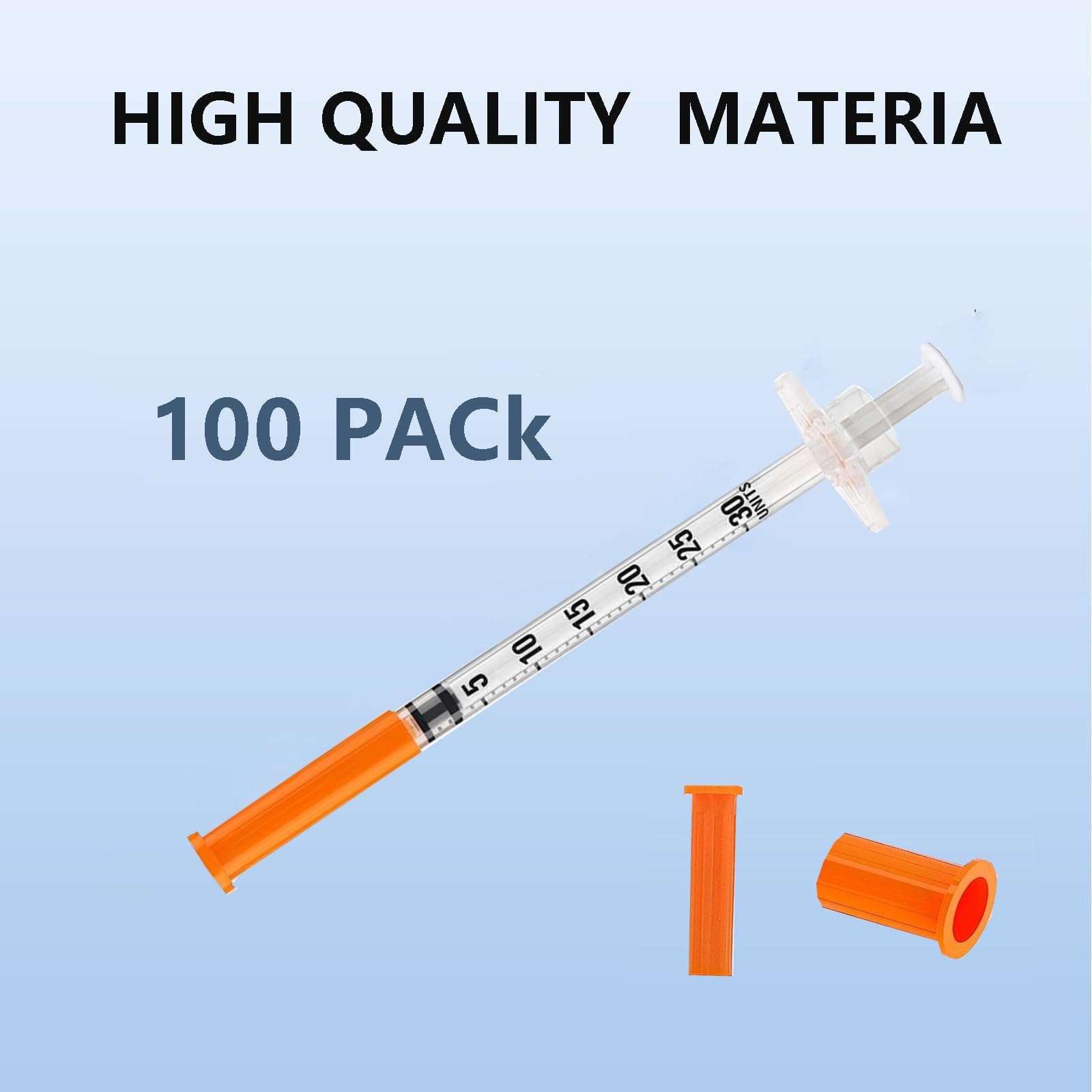 Lab Syringes - 100 Pack 0.3cc -4