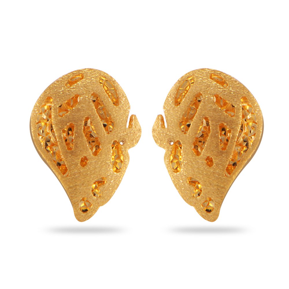joyalukkas Women's & Girl's Zenina Collection 22K Yellow Gold Earrings-picture-17