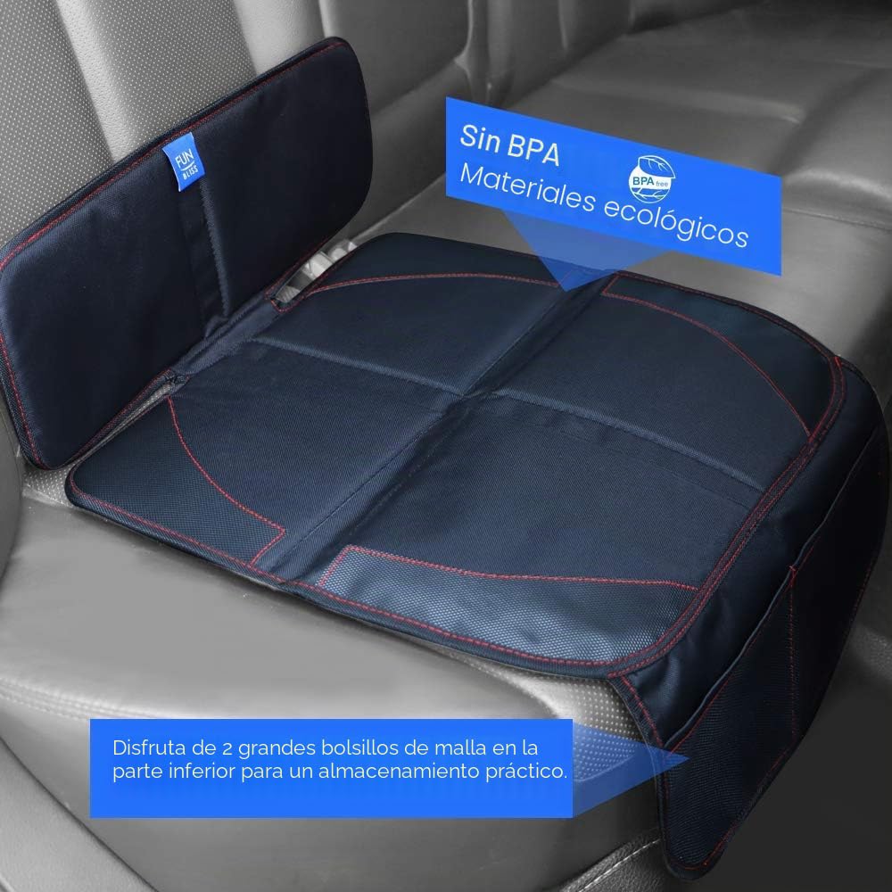 Funbliss Protectores de Asiento para Coche Impermeable Protector de Asiento de Coche para los Asientos de