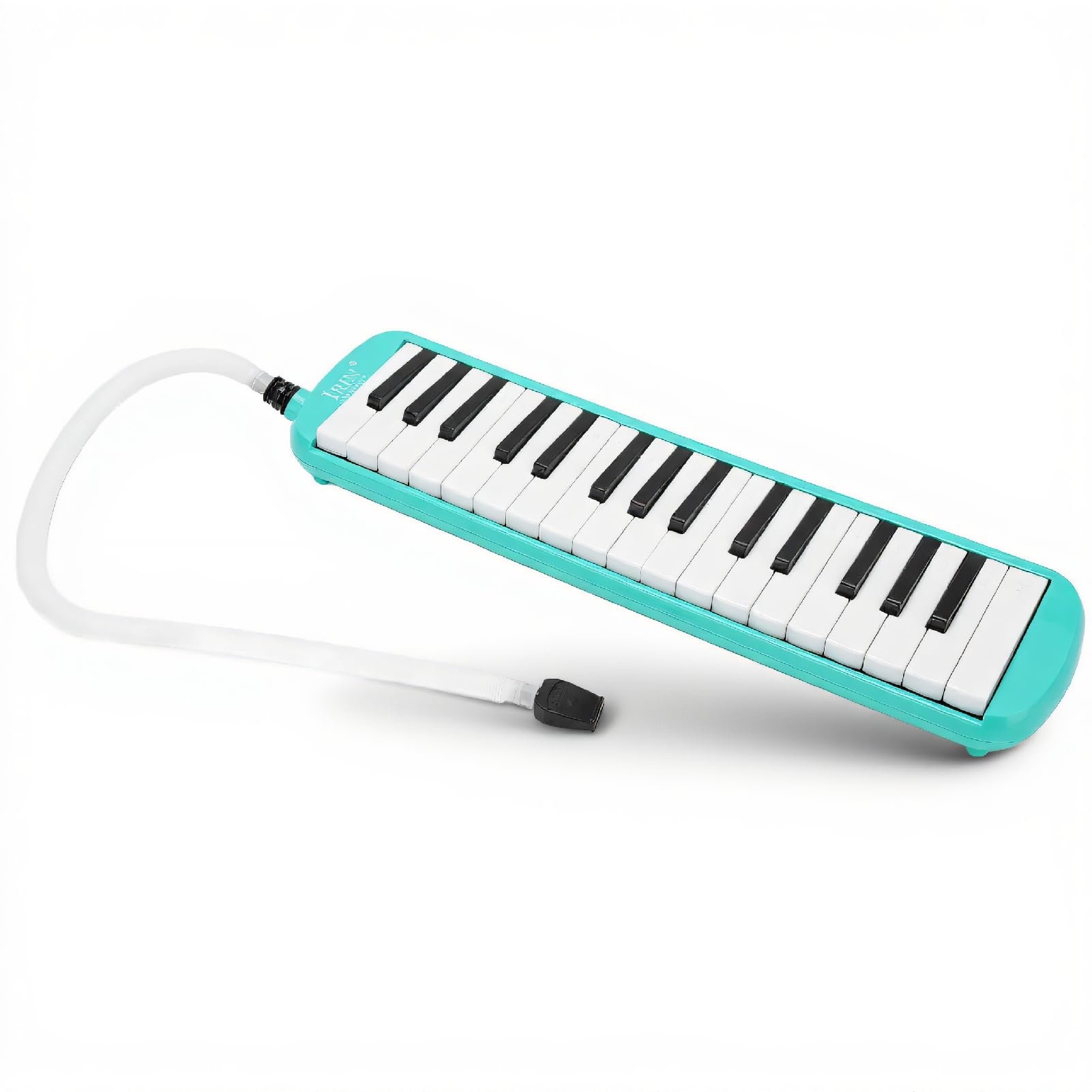 Melodica Instrument, ABS Air Piano Tastiera 32 Tasti Professionale Pianoforte Melodica Con Bocchino Corto (Verde)