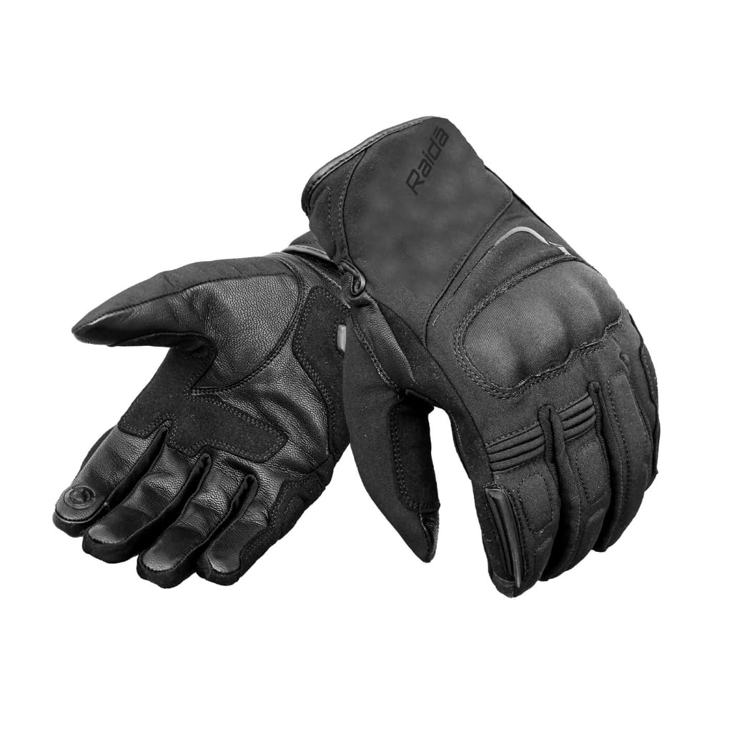Raida AqDry Waterproof Motorcycle Riding Gloves (3XL, Black) Amazon