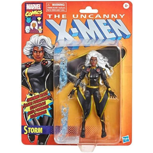 Foto 2 de 2 de Marvel Figura Vintage Storm E9660, Color Negro