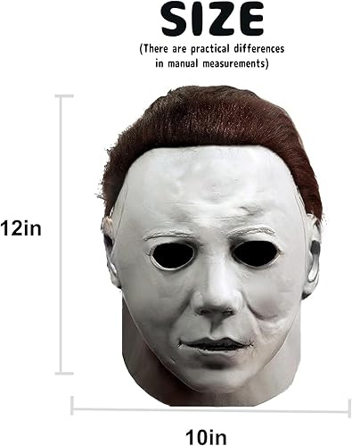 Miniatura 3 de Máscara de Michael Myers, máscara de Halloween para fiesta de disfraces, disfraz de Michael Myers