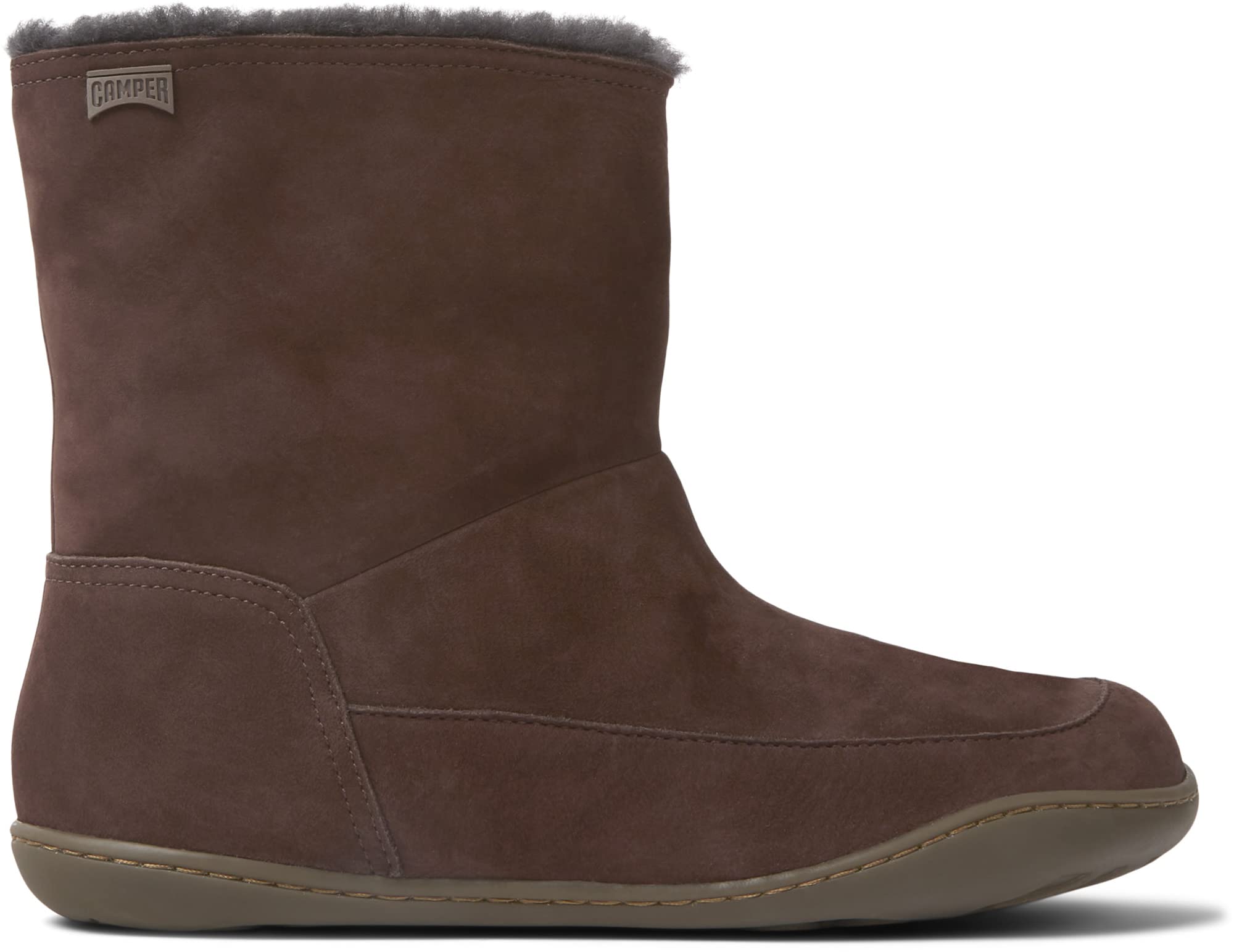 Camper Peu Cami Women's Ankle Boots, Brown 003, 4 UK