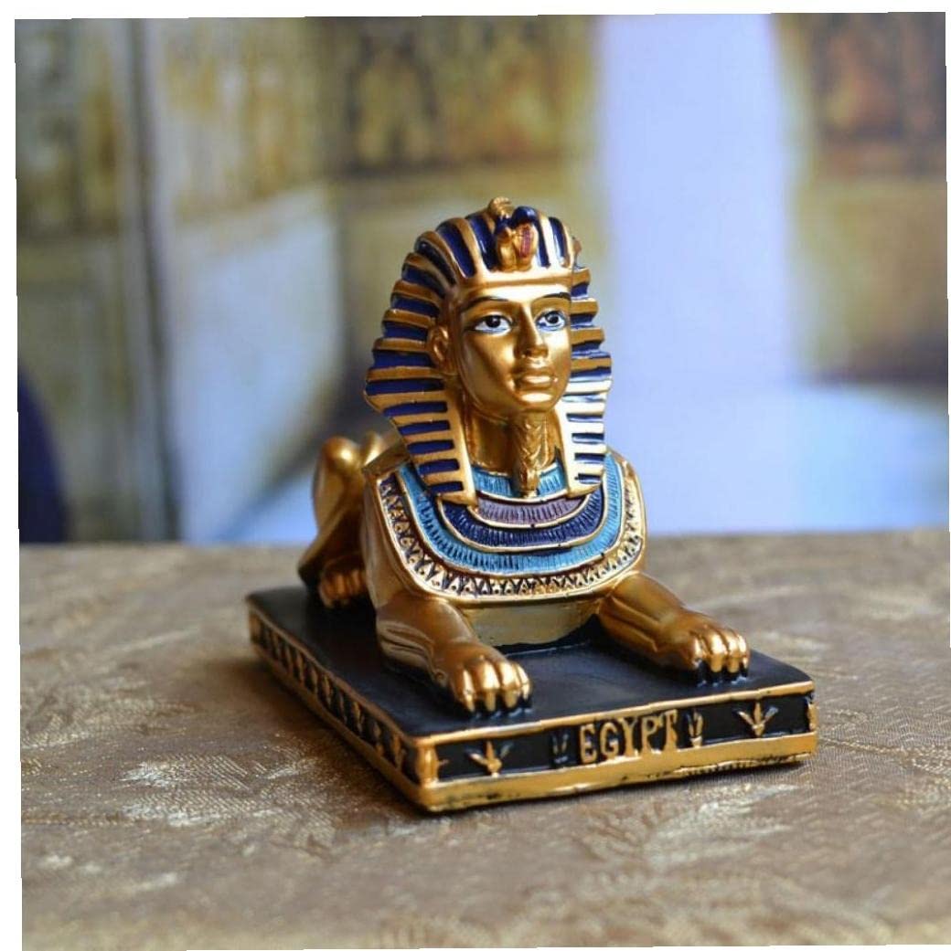 Amazon.co.jp: スフィンクス像 置物 樹脂製 エジプト