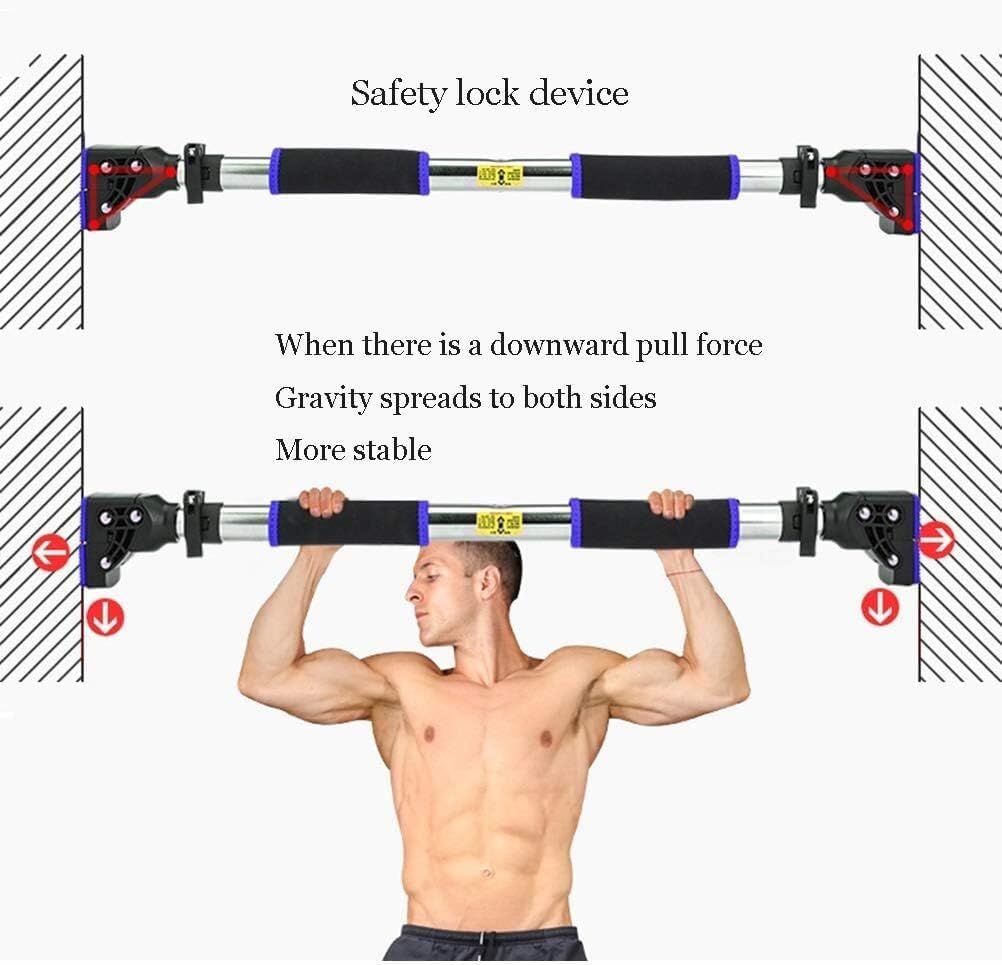 Freestanding wall mount Pull-Up Bars Home Hanging Monkey Upper Body Workout Bar 96-130 Cm Load 200kg Door frame upward bar