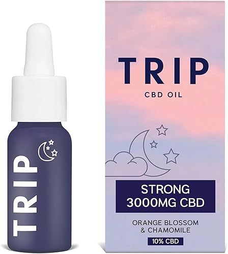 TRIP CBD Oil 3000mg (High Strength), Dream Drops, Vegan, 100% Natural, Flavoured CBD Oil Blended with MCT Coconut Oil - 30ML