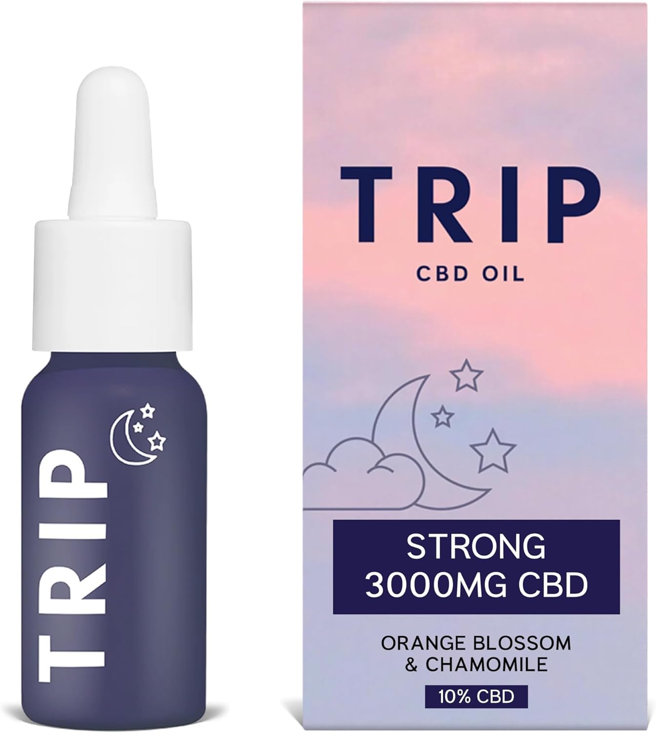 TRIP Dream Drops CBD Oil 3000mg, No-THC, With Coconut Oil, 30ml
