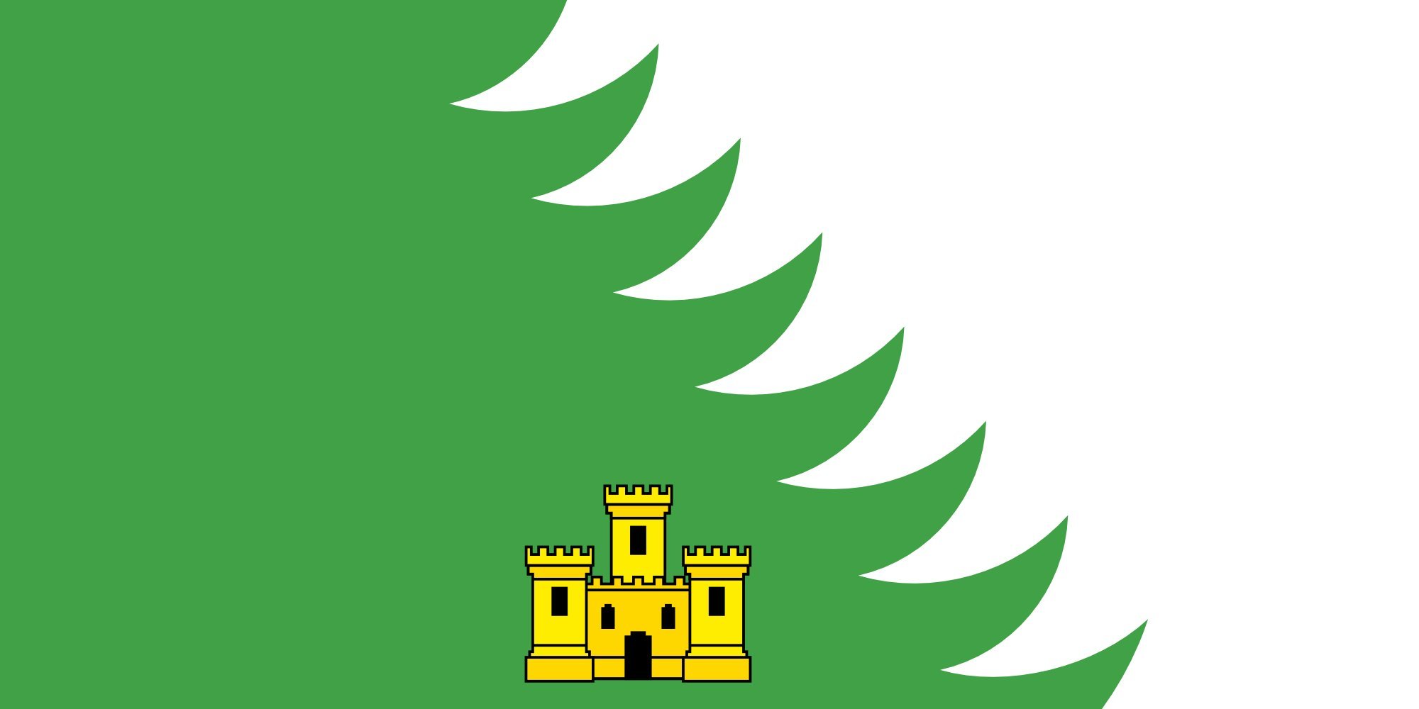 Drapeau Large Chojniki drapeau paysage 1.35m² idéal pour mât de mairie