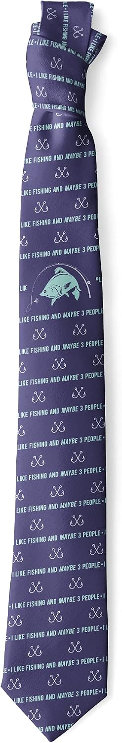 Funny Sports Necktie for Men Golf Fishing and Exercise Graphic Tie | Funny Sports Ties for Men Novelty Graphic Ties for Golf Fishing and More,Funny Sports Ties for Men Novelty Graphic Ties for