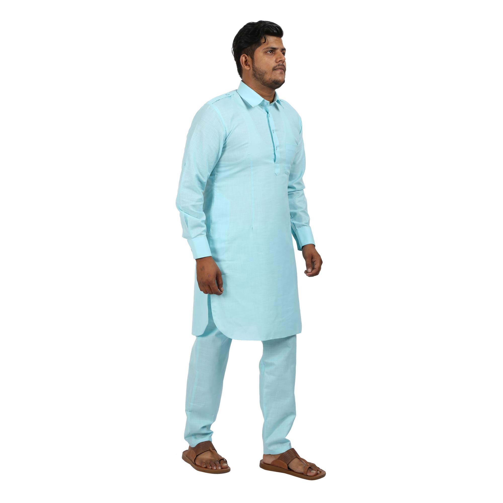 emperor Men's Slim Fit Pathani Suit-picture-50